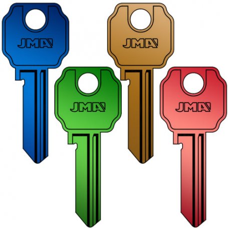 serreta Key LIN-15D aluminium couleurs assorties