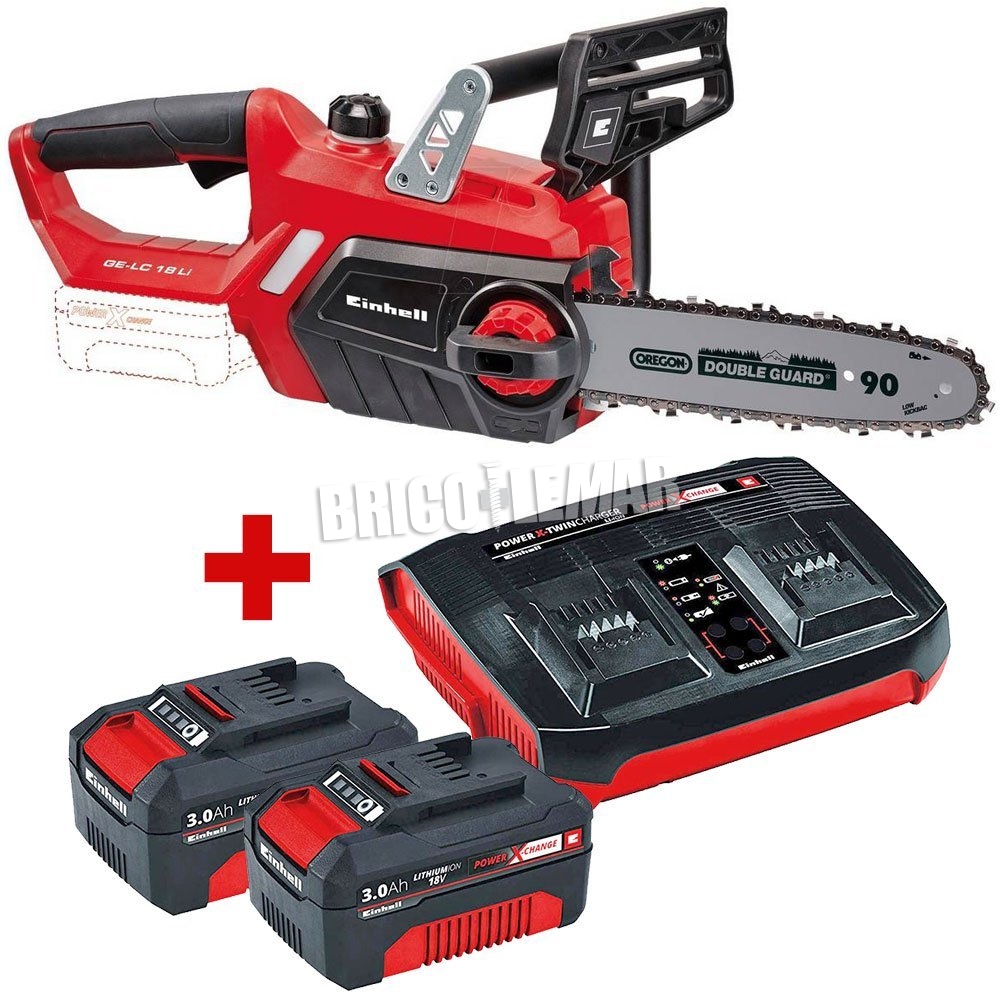 Einhell 2 Chaînes adapté pour Einhell Ek154025cm 3/8LP 40M 1,3mm 