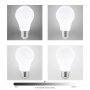 Smart Pack 2 standards WiFi lampes LED E27 8W 3000K-6500K RVB GSC Evolution