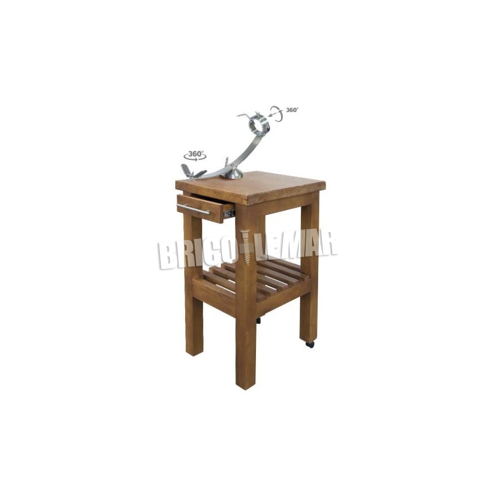 ▷ Acheter Table Jamonera avec Jamonero tête et base pivotante 360 ​​B