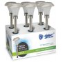 Ensemble de 6 piquets solaires LED Bouquet nickel satiné pont GSC Evolution