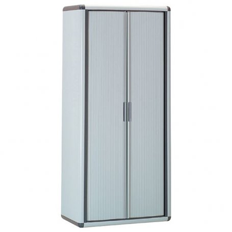 résine de l'armoire facile rouleau AP02 4 tablettes portes coulissantes 79x39x164 gris Maiol