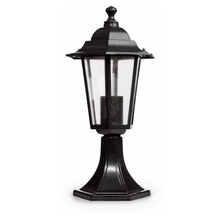 série lanterne Sobremuro jardin E27 60W aluminium noir Lenna GSC Evolution