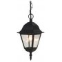 Lanterne jardin suspendu série Lune E27 60W aluminium noir GSC Evolution