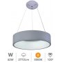 Lampe suspension arum LED 42W 3000K gris GSC Evolution