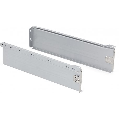 Kit Ultrabox hauteur du tiroir de cuisine Profondeur de 150mm 450mm gris métallique en acier Emuca