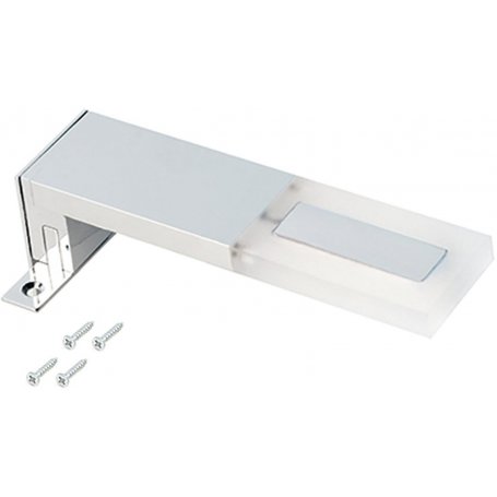 Appliquer LED miroir de salle de bain 40mm 5W 6000K IP44 aluminium et de chrome plastique Emuca