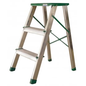 Tabouret aluminium de pliage interne large étape Plabell