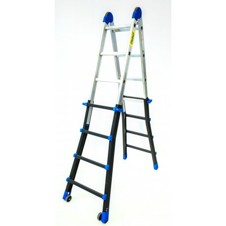 échelle télescopique MULTI aluminium 4 + 4 Plabell