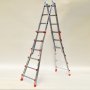 Proline échelle télescopique en aluminium léger 6 + 6 Plabell