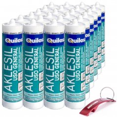 acide silicone Aklesil boîte blanche 24 unités Quilosa