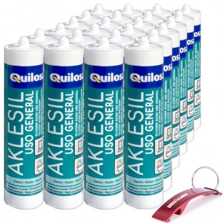 acide silicone Aklesil boîte transparente 24 unités Quilosa