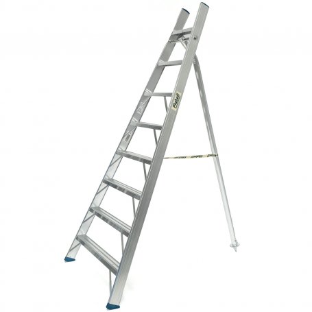 échelle en aluminium hauteur de 250cm agricoles 8 étapes Plabell