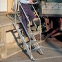 support de main courante escalier fixe avec une inclinaison de 60 16 étapes Plabell