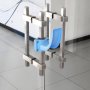 adaptateur de barre de déverrouillage bleu plastique vertical-horizontal Emuca