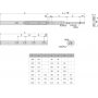 5 ensembles de glissières de tiroirs doux à proximité balle 45x500mm Emuca