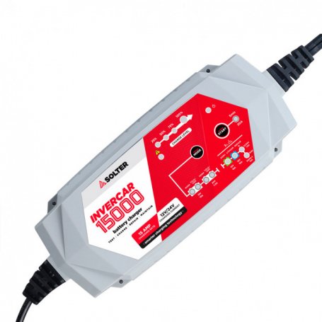 Chargeur de batterie intelligente 12 / 24V Solter Invercar 15000