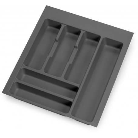 cuisine Optima tiroir à couverts Vertex / 500 Module Concept 450mm 16mm bord anthracite Emuca