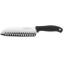 Santoku criblée 18cm série en acier inoxydable Evo poignée en polypropylène 3 Claveles