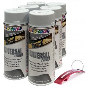 boîte de peinture primaire anti-rouille de pulvérisation professionnel de 6 boîtes de 400ml Motip