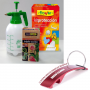 Triple Action Kit insecticide écologique 100 ml Fleur + 2 litres pression pulvérisateur + protection ensemble