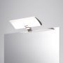 Spot LED pour miroir de salle de bain Aries IP44 300mm chrome plastique Emuca