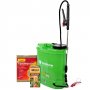 Kit insecticide écologique Fleur Triple Action 100ml + pulvérisateur à piles 12V 12L + set de protection