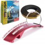 Pack de profilés caoutchouc anti-bruit adhésifs pour portes et fenêtres 2x6m marron Geko