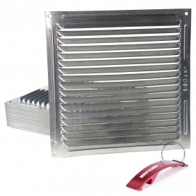 grille de ventilation en acier inoxydable 15x15 mur aérer l'air