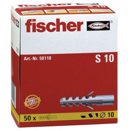Taco Fischer 10mm de - Box 50 unités