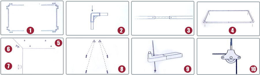 ▷ Comprar Tendedero tezno-techo extensible Cuncial