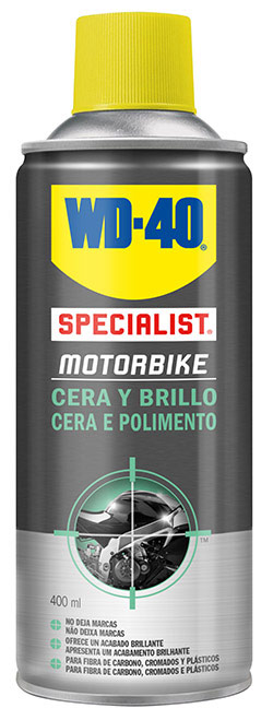 Cera para moto wd40