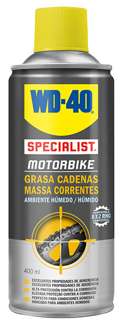 Motorcycle chain grease WD40