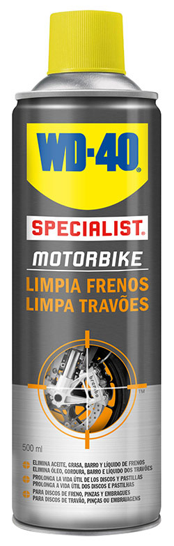 Limpador de motocicleta freio WD40