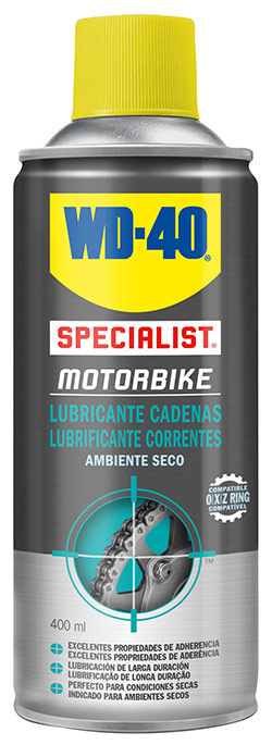 lubricante de cadena de moto wd40