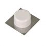 Tope Pertua adesivo modello in acciaio inox / bianco 405 Amig