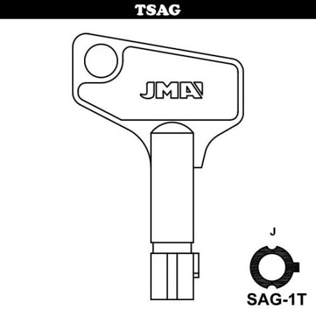 modello di chiave tubolare sag1t JMA