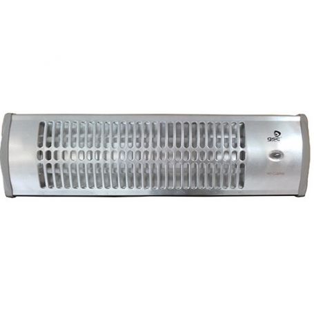 1200w QUARZO CROMO BAGNO MURO Riscaldatore Garage Officina 2 termofissaggio a infrarossi 