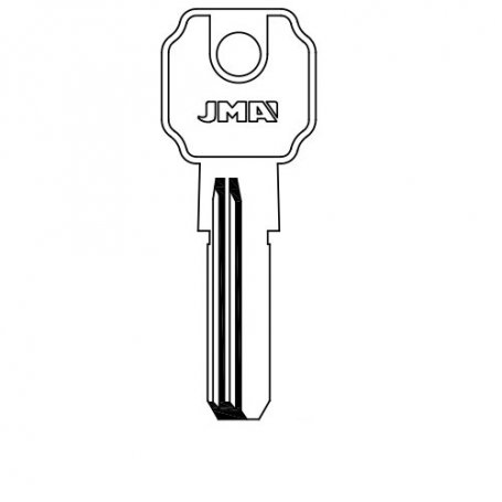 Chiave di ottone di sicurezza lin19d mod (sacchetto da 10 pezzi) JMA