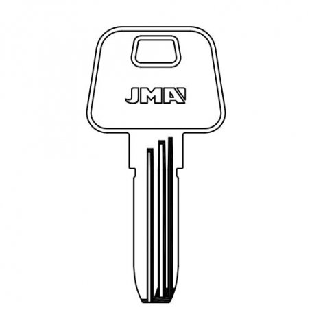 modello di chiave di ottone di sicurezza AZ-29 (sacchetto da 10 pezzi) JMA