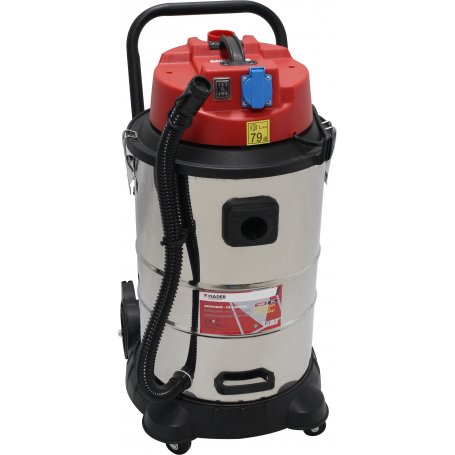 aspirapolvere per polveri e liquidi INOX 1400W 50L Mader