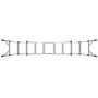 Multiuso telescopica 2x5 alluminio scaletta + 5 510 centimetri WK700120 Werku