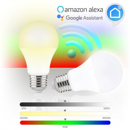 ▷ Comprare Intelligente Confezione lampade standard del LED 2 WiFi E2