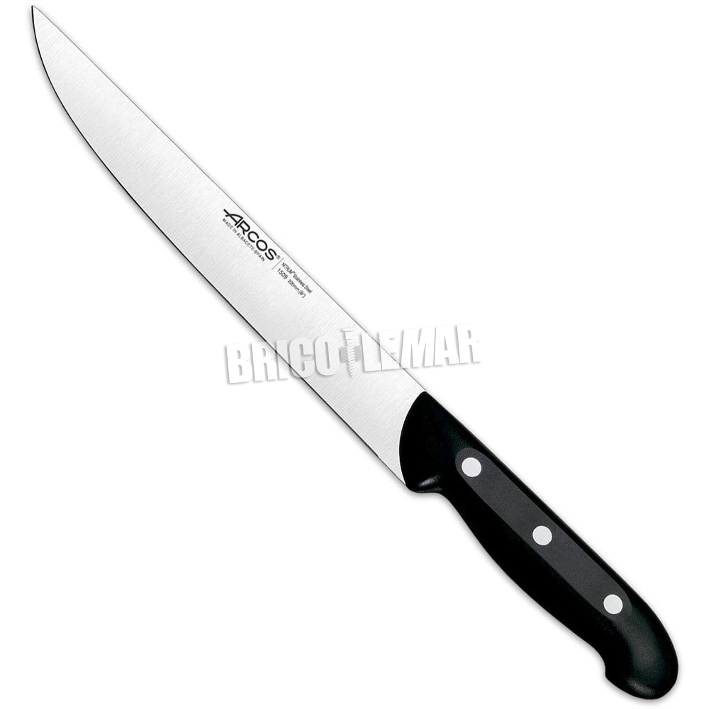 Spelucchino Arcos Maitre Acciaio Inossidabile NITRUM 80 mm Manico Polipropilene Bianco 