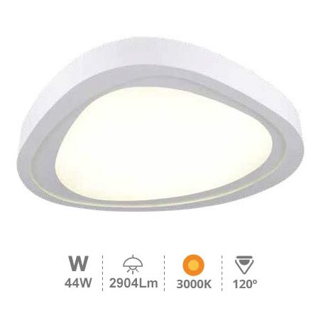 Soffitto soffitto del LED 44W 2904Lm 3000K 640x570x105mm Frisbee GSC Evolution