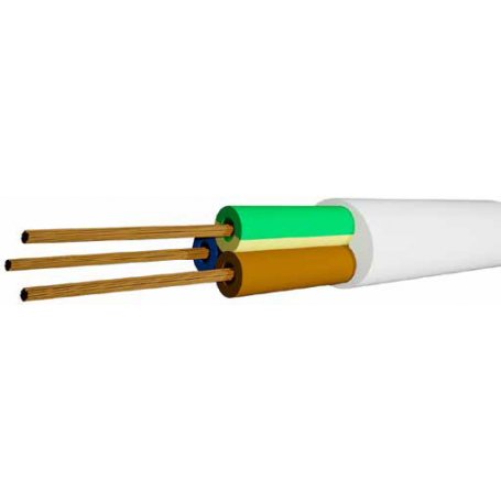 3x2.5mm Bianco Tubo 100 metri 0.5kV GSC Evolution
