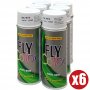 Vernice spray RAL 9010 bianco lucido scatola 200ml FlyColor di 6 unità