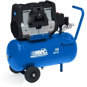 Pole Position OS15P tranquilla compressore senza olio 1,5HP 9bar 24L 195l / min con ruote ABAC