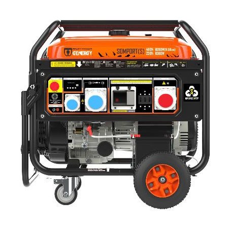 Generator Genergy fase di Somport-S 400V 9200W / 8300W 230V Avviamento Elettrico