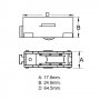 Cuscinetti ruota S / 400 unità abitative plastica 12 Cufesan 3057